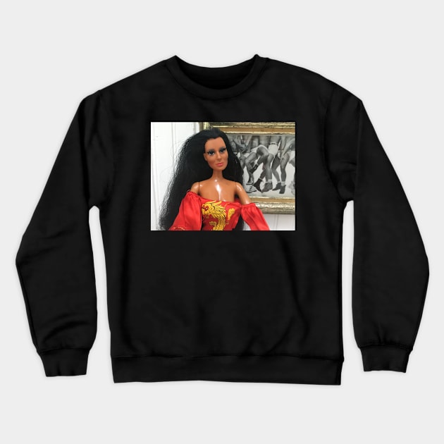 Cher on Fire Island Crewneck Sweatshirt by The Good Old Days